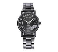 The Watch Lady Top Fashion Ultime Wild Creativo Cintura Mesh Moda Donna Orologio Uomo Orologi, Nero , misura unica