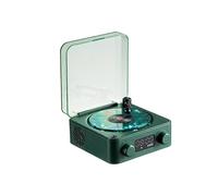 The Waves Bluetooth Vinyl Player, Vintage Record Player Bluetooth Speaker
