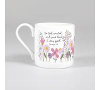 The Wee Sparrow God Created (Wild Meadow) Tazza in porcellana Bone China