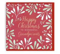 The Wee Sparrow Happy Christmas To Wonderful Grandparents Single Christmas C