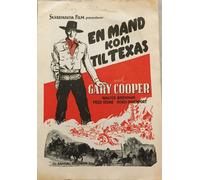 The Westerner Gary Cooper Walter Brennan Doris D Vintage 1940 programma...
