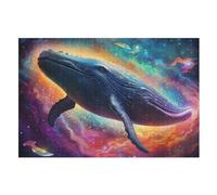 The Whale Puzzle Games for Adults E Bambini - for Creativity And Mindfulness - Challenging Jigsaw Puzzles 1000 Pezzi for Family （75×50cm）
