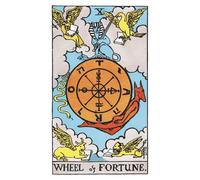 The Wheel of Fortune: 156 College Ruled Lined Pages (78 leaves), 5x8 Notebook, Journal, Diary, Planner featuring image of The Wheel of Fortune Tarot card
