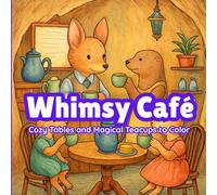The Whimsy Café: Cozy Tables and Magical Teacups to Color