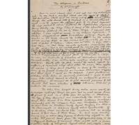 "The Whisperer in Darkness" (1930) manuscript covered notebook - H. P. Lovecraft handwritten first page series - 6x9 200 cream page, lined notebook.