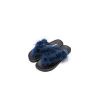 The White Brand Feather, Infradito Donna, Blu (Navy Navy), 38 EU