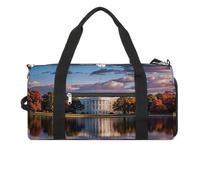 The White House on The Lake Borsa da palestra per uomo e donna, borsa da palestra impermeabile, grande borsa da viaggio per allenamento