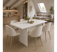 The White Stone Consolle Allungabile Bianca Salvaspazio | Tavolo Trasformabile a Ribalta con Ripiano Portaoggetti | Tavolo Pieghevole per Cucina, Soggiorno, Ingresso e Sala da Pranzo 120x35/70x76 cm