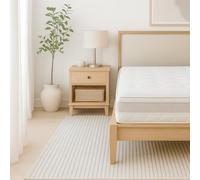 The White Stone Materasso 90x200, Materasso singolo, Materasso memory,H20cm, Rivestimento 3D Air in Fibra Ipoallergenica, Antiacaro e Antibatterico,7 Zone Termosensibili (Singolo 90x200)