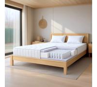 The White Stone Materasso a Molle Insacchettate e Memory Foam | Altezza 25 cm