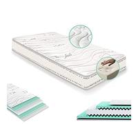 The White Stone Materasso Baby in Memory Antibatterico | Rivestimento 3D Air in Fibra Ipoallergenica ed antiacaro | Altezza 15 cm Tessuto termosensibili alla Forma del Corpo (60 x 170)