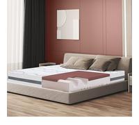 The White Stone Materasso in Memory Foam Matrimoniale Queen-Size a Media Rigidità | Altezza 27 cm | Tessuto Anallergico e Traspirante | Proprietà Ortopediche | Prodotto in Italia | 175 x 200