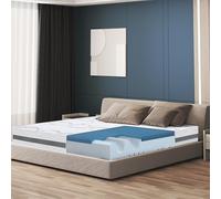 The White Stone Materasso in Memory Foam Una Piazza e Mezza a Media Rigidità | Altezza 22 cm | Tessuto Anallergico e Traspirante | Proprietà Ortopediche | Prodotto in Italia | 115 x 170