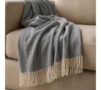 The White Stone Plaid Living 130x170 cm in Cotone Blend | Coperta Leggera