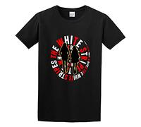 The White Stripes Fashion Graphic O Neck Men T-Shirt Black S