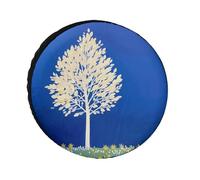 The White Tree Coperture per Pneumatici Impermeabile Anti UV Copertura per Pneumatico 28 "Single Axle Wheel Covers per RV Truck SUV Rimorchio Universale per tutte le stagioni