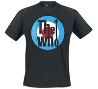 The Who Classic Logo Uomo T-Shirt Nero L 100% Cotone Regular