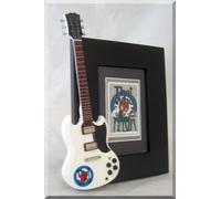 The who miniature Guitar photo Frame bianco