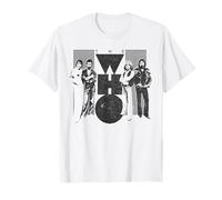 The Who Official Vintage anni '70 Nero & Bianco Maglietta