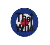 The Who, piccola toppa rotonda ricamata da applicare con ferro da stiro e souvenir