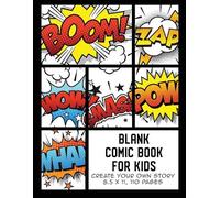 The Whodunit Creative Design Blank Comic Book for Kids (Tascabile)