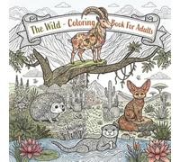 The Wild: Coloring Book for Adults with Animals, Nature, Swirls, Patterns, Decorations, Stress Relieving Inspirational Designs, and Much More!