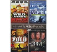 The Wild Geese, Virus (Director's Cut), Zulu Dawn, Baltic Storm, 4-Movie Pack