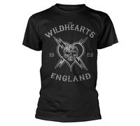 THE WILDHEARTS 'ENGLAND 1989' T-SHIRT - Nuovo