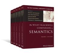 The Wiley Blackwell Companion to Semantics-Gutzmann, Daniel-Copertina rigida
