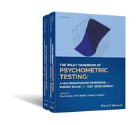 The Wiley Handbook of Psychometric Testing: A Multidisciplinary Reference on Survey, Scale and Test Development