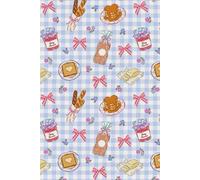 The Willa Notebook | French Inspired Baguette Inspired Gingham Notebook: Hardcover Notebook