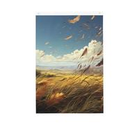 The Wind Blows Feathers Bandiera da giardino di benvenuto 0,6 x 0,9 m su entrambi i lati nessuna dissolvenza bandiere per casa cortile cortile sfondo foto banner per cortile portico prato decorazione