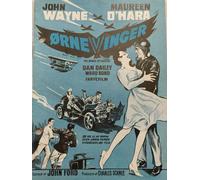 The Wings Of Eagles John Wayne Maureen O'Hara Vintage 1957 Programma cinemato...