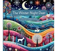 The Winter Night Deer: Folk art style ephemera book with beautiful detailed images, full page, single sided, for junk journals and scrapbooks
