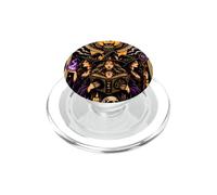 The Witch Black Cat Tarocchi Gatto Gotico Halloween Luna Donne Ragazze PopSockets PopGrip per MagSafe