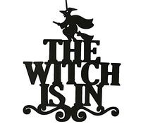 The Witch is In Pendant Halloween Tessuto Non Tessuto Appeso Parete Porta Decorazione Forniture Per Il Partito