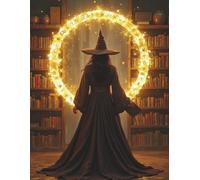 The Witch’s Library of Light - Date Header College Edition: Lined pages with a daily header for intention setting, spell notes, reflections, and organized magical study