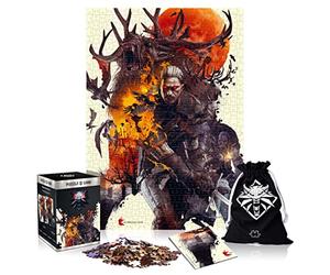 The Witcher 3: Wild Hunt Monsters | 1000 Piece Jigsaw Puzzle | Includes Poster and Bag | 68 x 48 | for Adults & Kids Age 14 Years and Up Christmas and Birthday Present | Game-Artwork