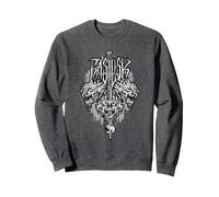 The Witcher Basilisk Felpa, Unisex per Adulti, Grigio Scuro, XXL