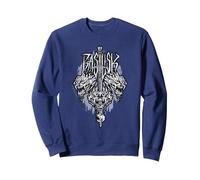 The Witcher Basilisk Felpa, Unisex per Adulti, Navy, XL