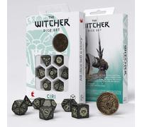The Witcher Dadi Set Ciri Zireael Plastica RPG Giocare Giochi Q-WORKSHOP Nuovo