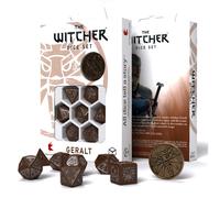 The Witcher Dadi Set Geralt Roachs Amico RPG Giocare Giochi Q-WORKSHOP Nuovo