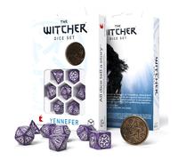 The Witcher Dadi Set Yennefer Lilla E Ribes RPG Giochi Q-Workshop Nuovo