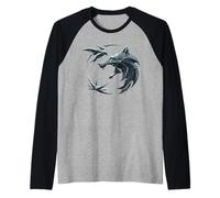 The Witcher Destiny Crest Ufficialmente Autorizzato Maglia con Maniche Raglan