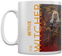 The Witcher Geralt The Wolf Red Coloured Inner Tazza Bianca