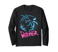 The Witcher Graffiti Spray Crest Ufficialmente Autorizzato Maglia a Manica