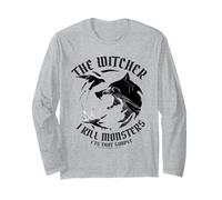 The Witcher I Kill Monsters Maglia a Manica
