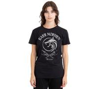 The Witcher Kaer Morhen Ladies T Shirt, Black, Nero, S Donna