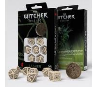 The Witcher Leshen Set Dadi 7 Dadi + Moneta In Metallo Q-Workshop RPG