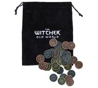 Monete in metallo di qualità premium di The Witcher Old World da 1 a 5 giocatori